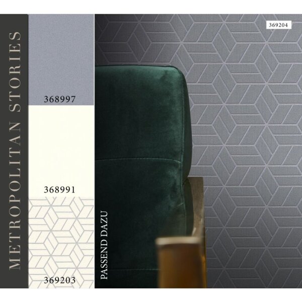 Tapete Grau, Silber livingwalls Vliestapete (368997)