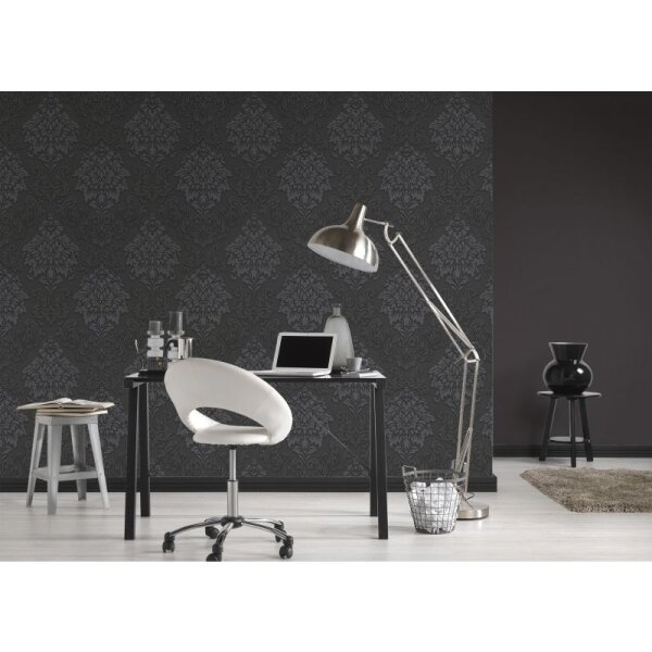 Tapete Schwarz, Anthrazit livingwalls Vliestapete (368993)