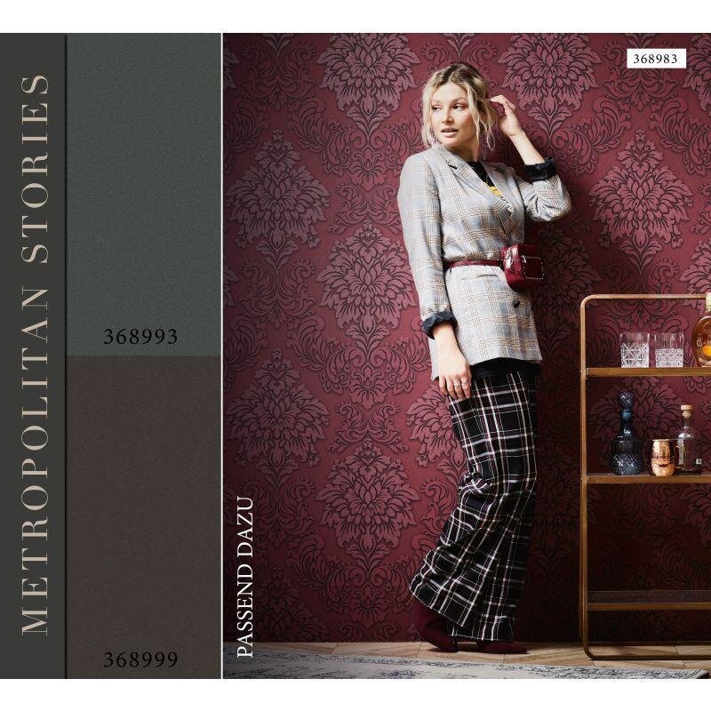 Tapete Schwarz, Anthrazit livingwalls Vliestapete (368993)