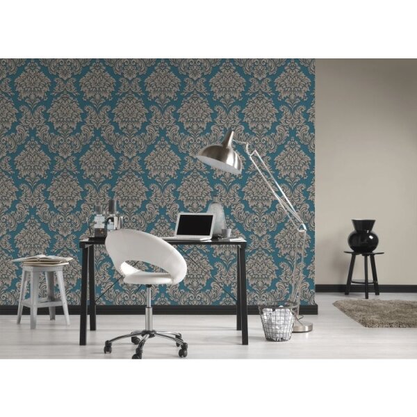 Tapete Beige, Creme, Grau, Silber livingwalls Vliestapete (368992)