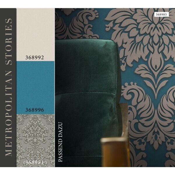 Tapete Beige, Creme, Grau, Silber livingwalls Vliestapete (368992)