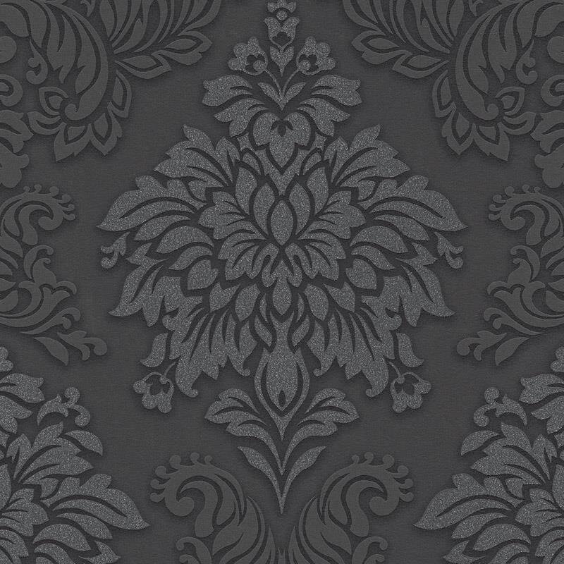 Tapete Schwarz, Anthrazit livingwalls Vliestapete (368984)