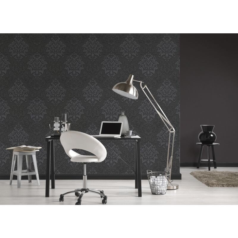 Tapete Schwarz, Anthrazit livingwalls Vliestapete (368984)