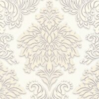 Tapete Beige, Creme, Wei&szlig; livingwalls Vliestapete...