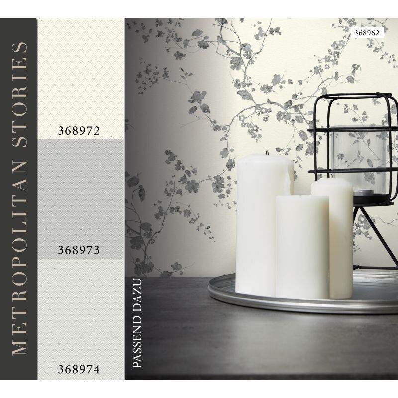 Tapete Grau, Silber livingwalls Vliestapete (368974)