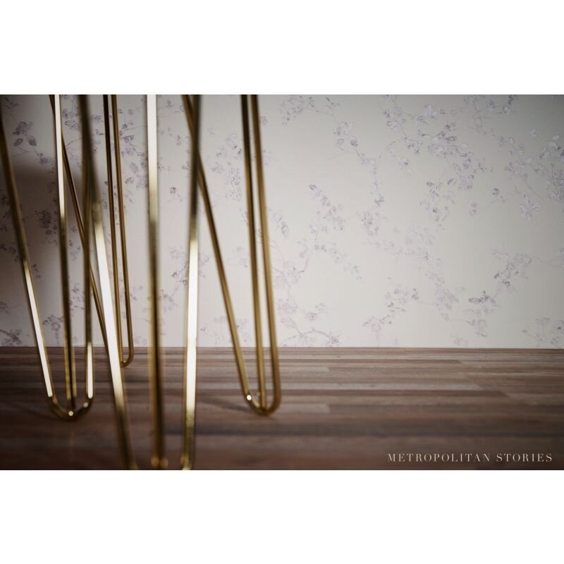 Tapete Rosa, Rose, Weiß livingwalls Vliestapete (368961)