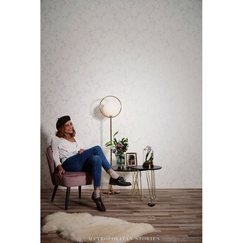 Tapete Rosa, Rose, Weiß livingwalls Vliestapete (368961)