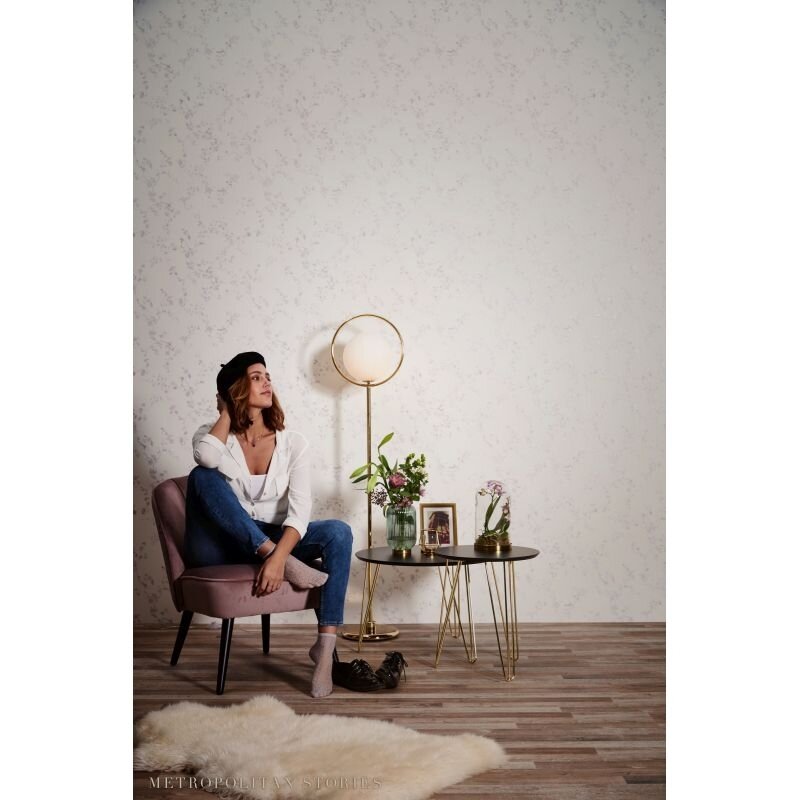 Tapete Rosa, Rose, Weiß livingwalls Vliestapete (368961)