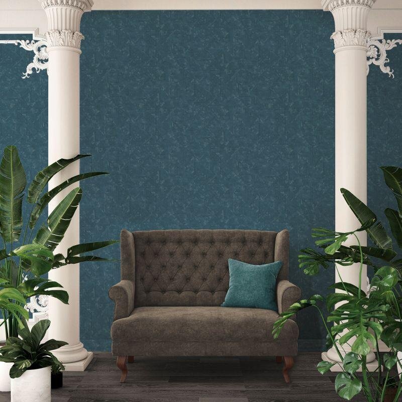 Tapete Türkis Architects Paper Vliestapete (369751)