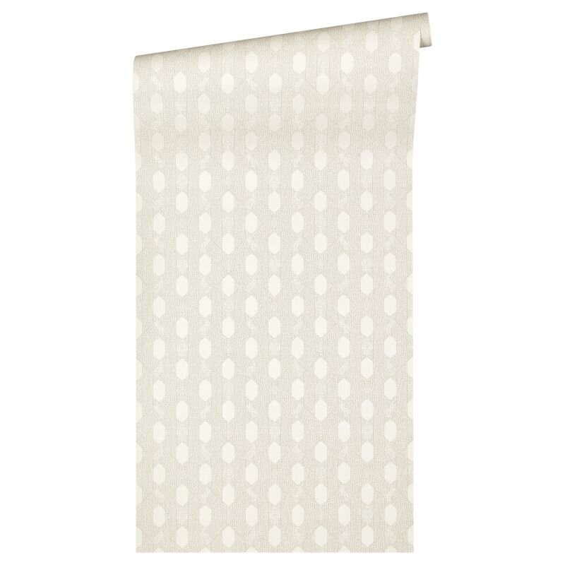 Tapete Grau, Silber, Weiß Architects Paper Vliestapete (369733)