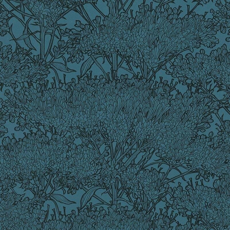 Tapete Blau, Schwarz, Anthrazit Architects Paper Vliestapete (369726)