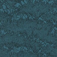 Tapete Blau, Schwarz, Anthrazit Architects Paper...