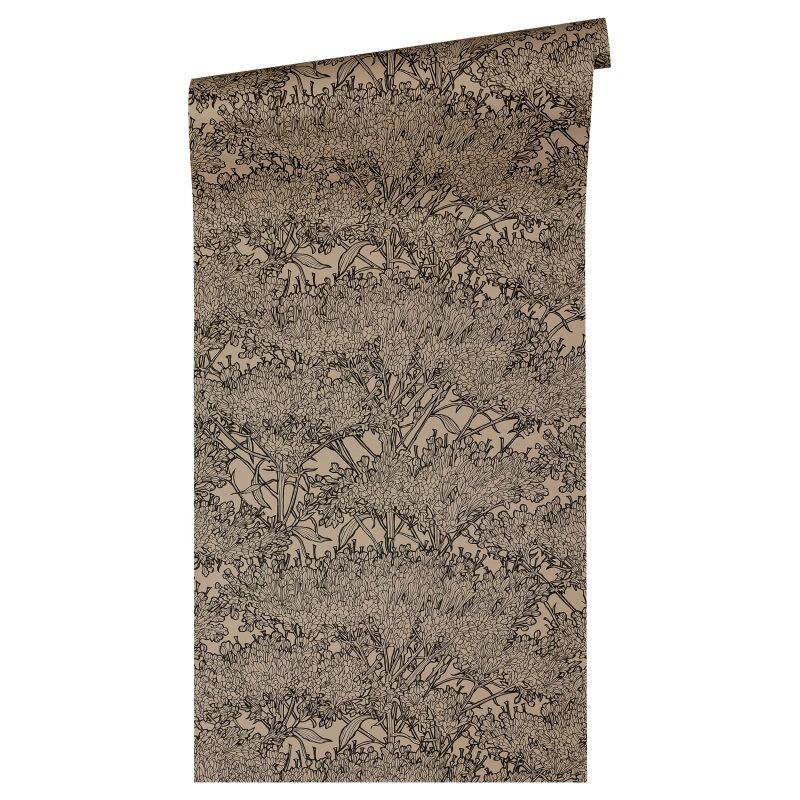 Tapete Braun, Schwarz, Anthrazit Architects Paper Vliestapete (369725)