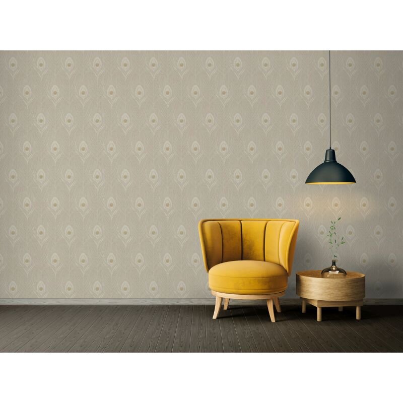 Tapete Beige, Creme, Grau, Silber Architects Paper Vliestapete (369717)