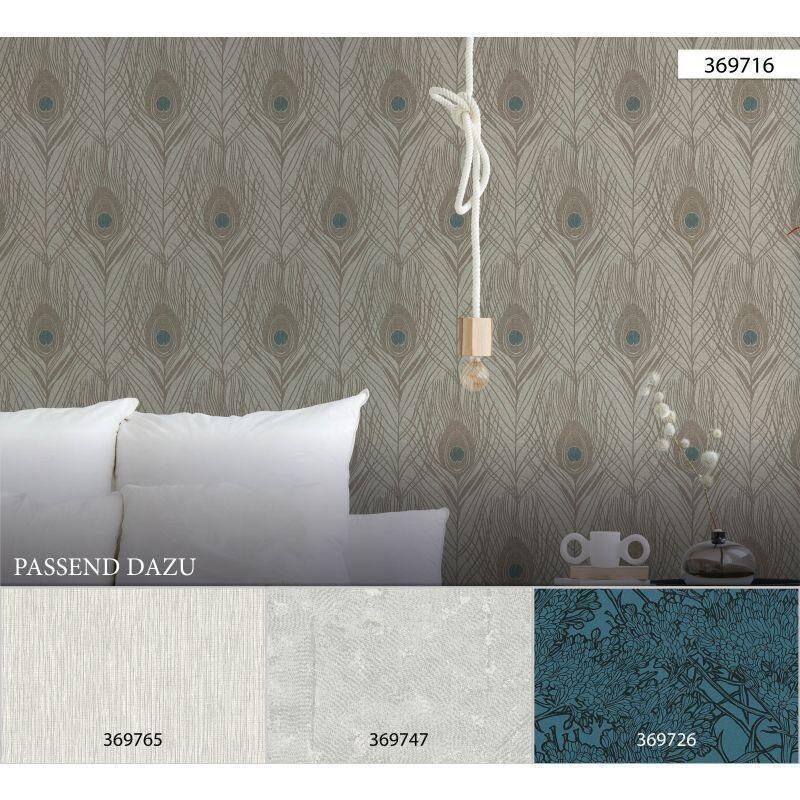 Tapete Grau, Silber Architects Paper Vliestapete (369716)