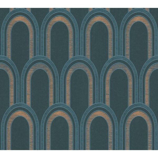 Tapete Blau, Grün, Petrol Architects Paper Vliestapete (391763)