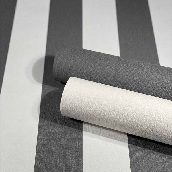 Tapete Schwarz, Anthrazit Novamur Vliestapete (81862)