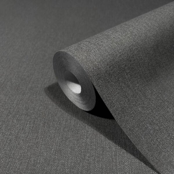 Tapete Schwarz, Anthrazit Novamur Vliestapete (81862)
