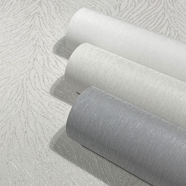 Tapete Grau, Silber, Weiß Marburg Vliestapete (58425)