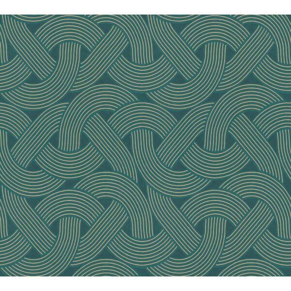 Tapete Blau, Grün, Petrol, Gold Architects Paper Vliestapete (391753)