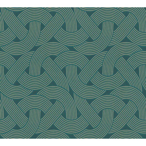 Tapete Blau, Grün, Petrol, Gold Architects Paper Vliestapete (391753)