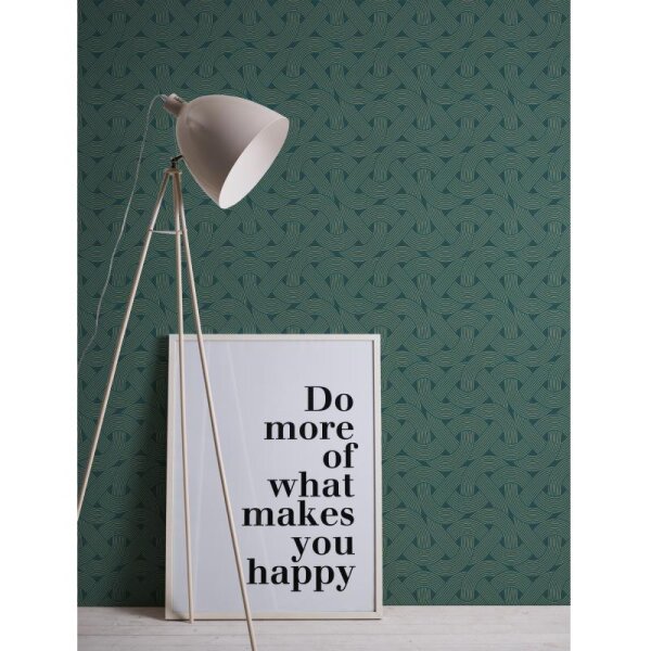 Tapete Blau, Grün, Petrol, Gold Architects Paper Vliestapete (391753)