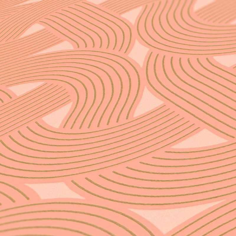 Tapete Orange, Gold Architects Paper Vliestapete (391752)