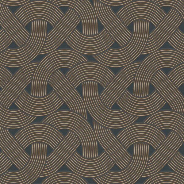 Tapete Schwarz, Gold Architects Paper Vliestapete (391751)