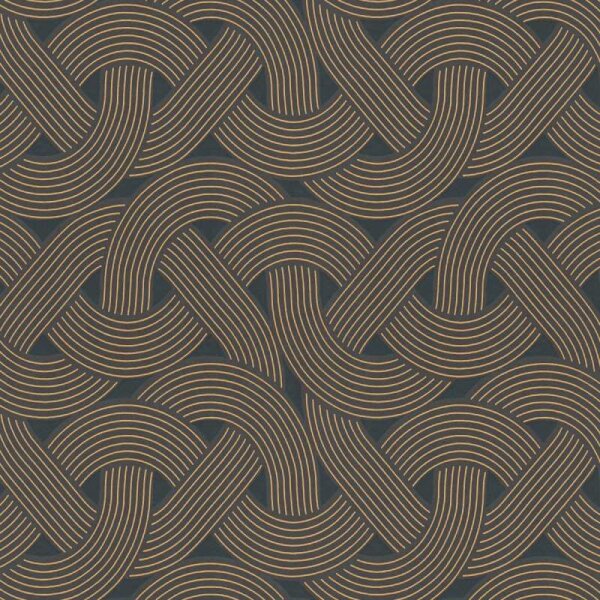 Tapete Schwarz, Gold Architects Paper Vliestapete (391751)