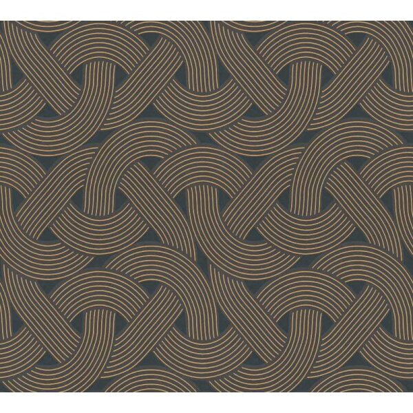 Tapete Schwarz, Gold Architects Paper Vliestapete (391751)