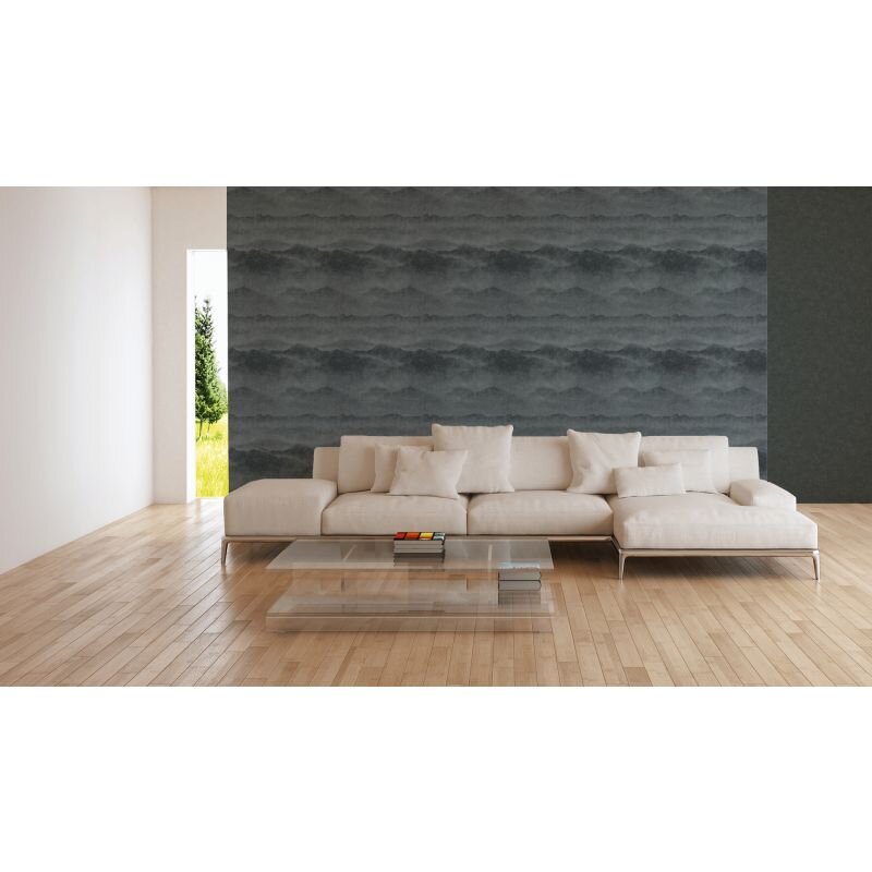 Tapete Schwarz, Anthrazit livingwalls Vliestapete (367142)