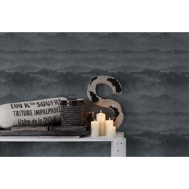 Tapete Schwarz, Anthrazit livingwalls Vliestapete (367142)