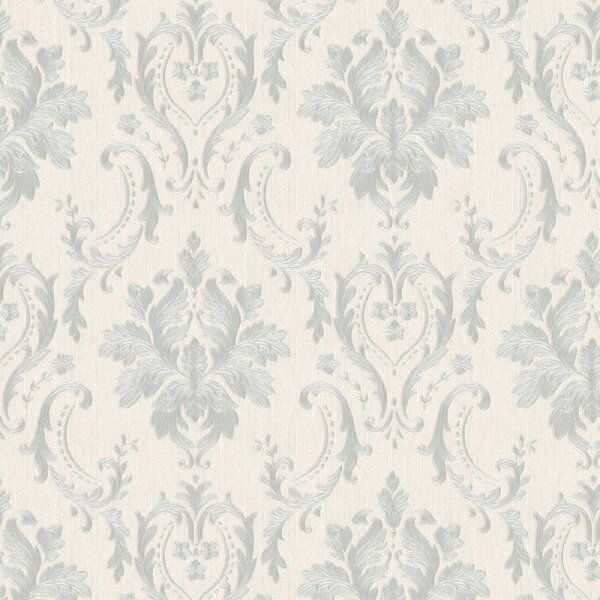 Tapete Beige, Creme, Grau, Silber Marburg Vliestapete (30624)