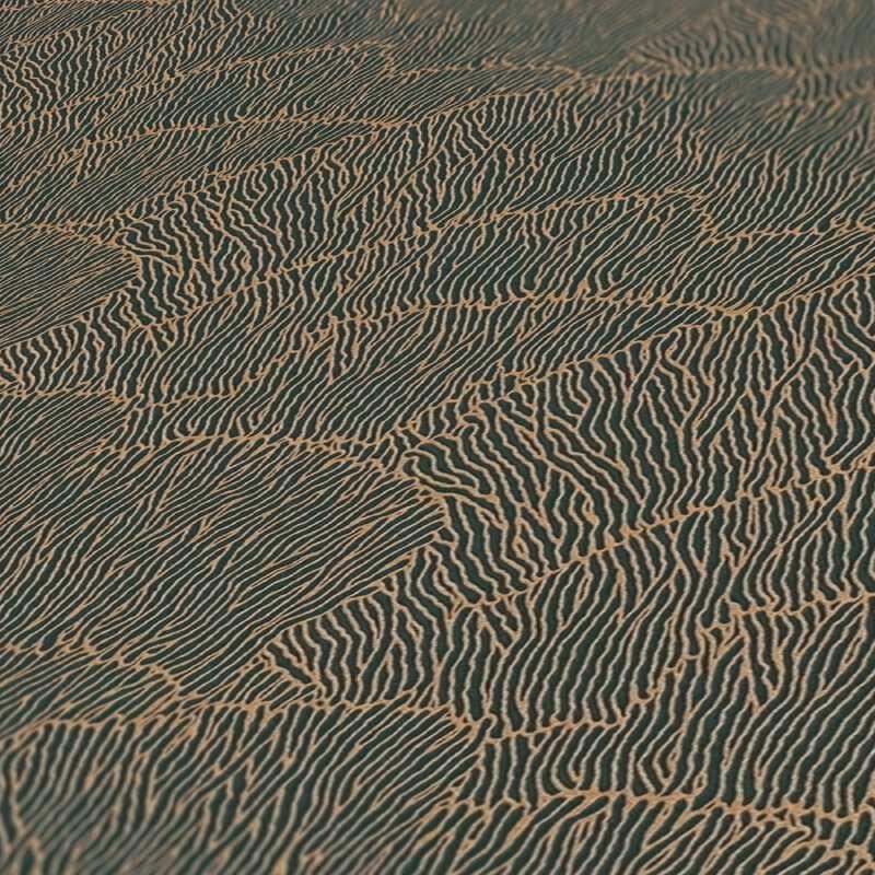 Tapete Gold, Petrol Architects Paper Vliestapete (391742)