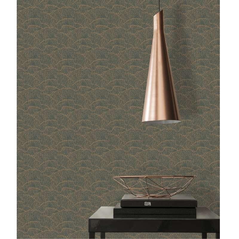 Tapete Gold, Petrol Architects Paper Vliestapete (391742)