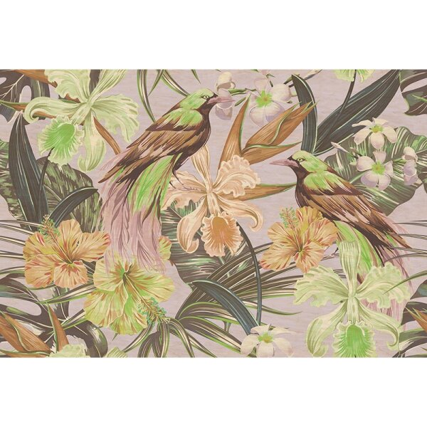 Digitaldruck-Tapete Exotic birds 2 livingwalls (114417)