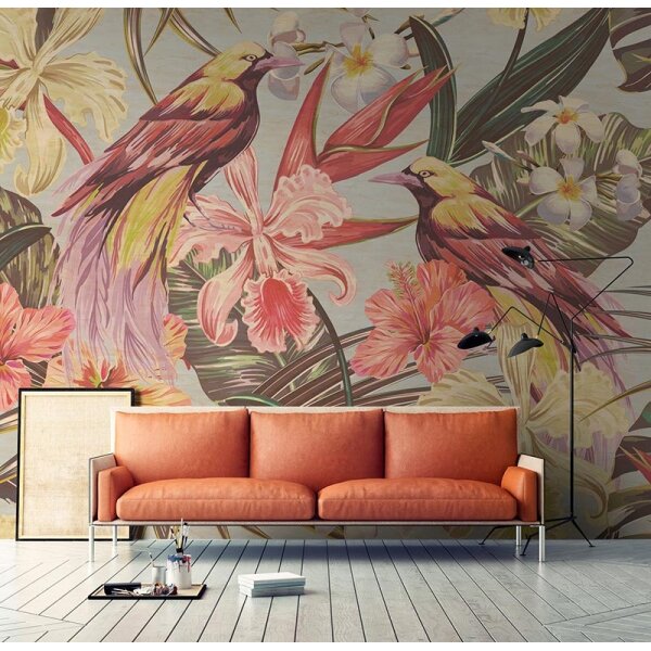 Digitaldruck-Tapete Exotic birds 1 livingwalls (114412)