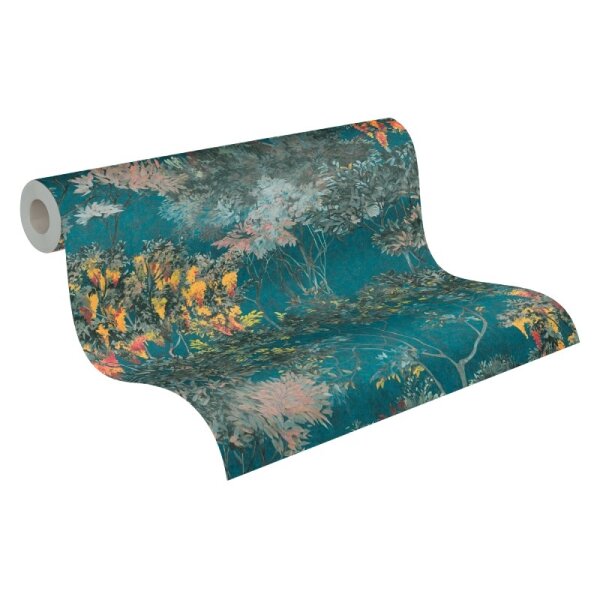 Tapete Blau, Grün, Petrol Architects Paper Vliestapete (391735)