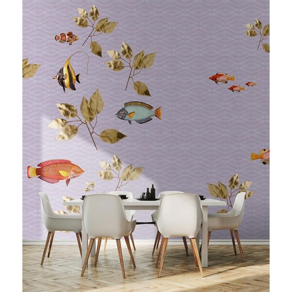 Digitaldruck-Tapete Brilliant fish 2 livingwalls (114342)