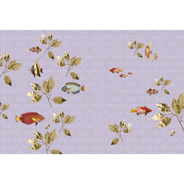 Digitaldruck-Tapete Brilliant fish 2 livingwalls (114342)