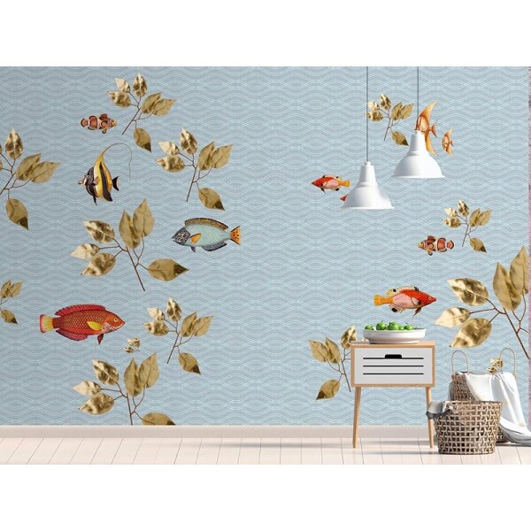Digitaldruck-Tapete Brilliant fish 1 livingwalls (114337)