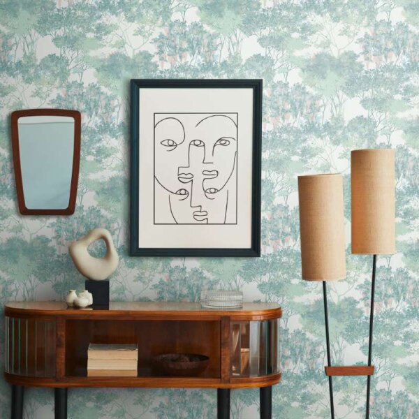 Tapete Weiß, Grün Architects Paper Vliestapete (391733)