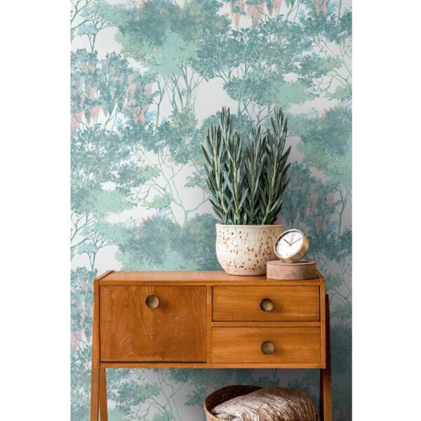 Tapete Weiß, Grün Architects Paper Vliestapete (391733)