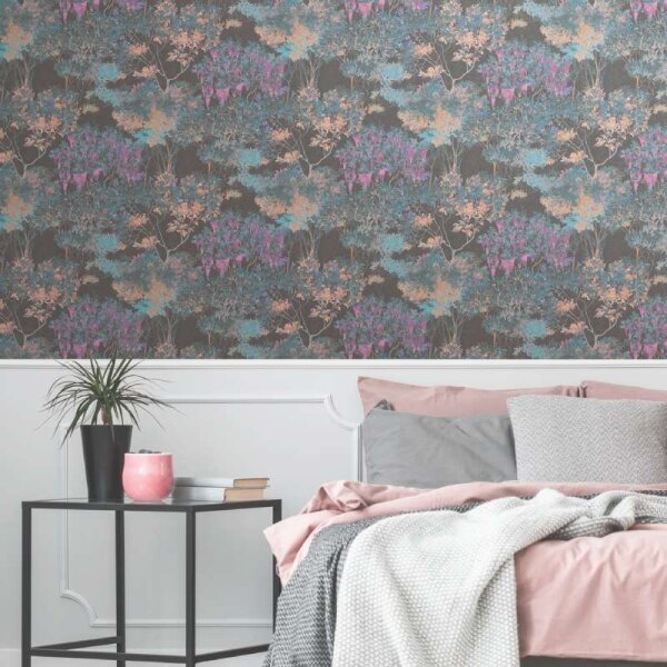 Tapete Schwarz, Blau, Lila Architects Paper Vliestapete (391731)