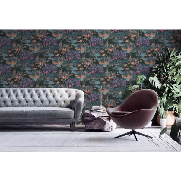 Tapete Schwarz, Blau, Lila Architects Paper Vliestapete (391731)