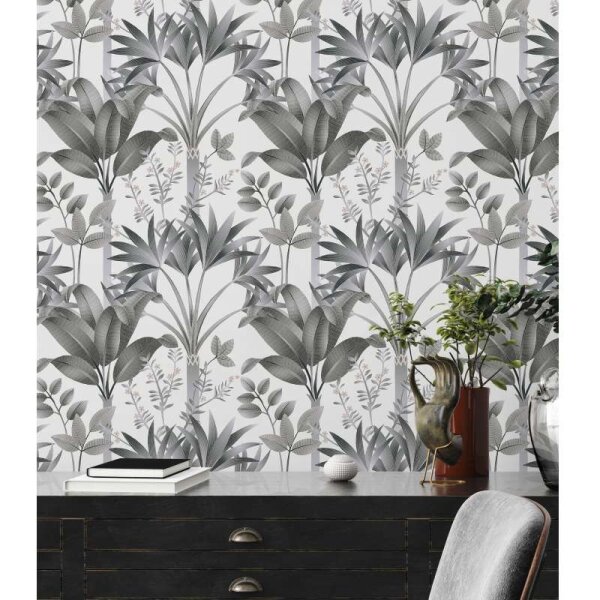 Tapete Weiß, Grau Architects Paper Vliestapete (391725)