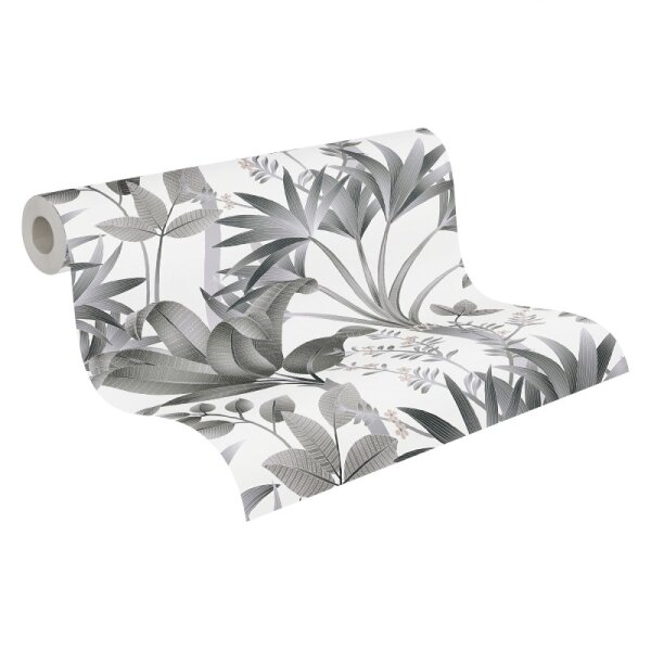 Tapete Weiß, Grau Architects Paper Vliestapete (391725)