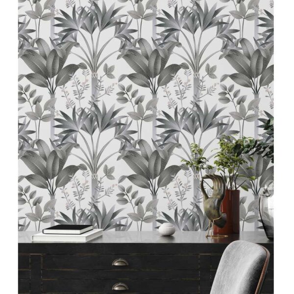 Tapete Weiß, Grau Architects Paper Vliestapete (391725)