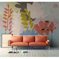 Digitaldruck-Tapete Floral collage 3 livingwalls (114132)