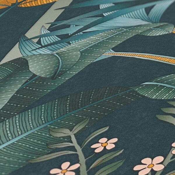 Tapete Blau, Grün, Petrol Architects Paper Vliestapete (391724)